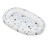 Cocon gigoteuse Coeurs bleus blanc