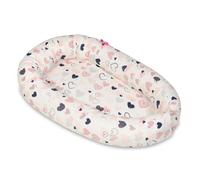My Velinda Gigoteuse cocon pour bébé – 100% coton – Cœurs roses et bleu marine