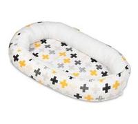 Cocon Gigoteuse Croix Jaunes Blanc