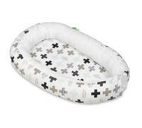 Cocon gigoteuse Croix menthe blanc