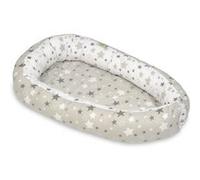 Cocon Gigoteuse Etoiles Girses Et Blanches Sur Fond Gris - Etoiles