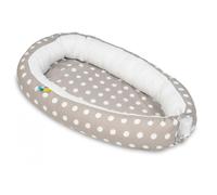 Velinda Cocon pour bébé, Gigoteuse, 100% Cotton (Dessin: Pois de Gris)