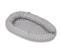 Cocon Gigoteuse Toiles Blanches Sur Fond Gris