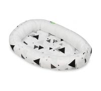 Cocon gigoteuse triangles menthe ? blanc