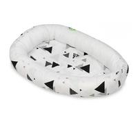 Cocon gigoteuse Triangles menthe blanc Blanc G