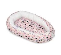 My Velinda – Gigoteuse cocon pour bébé – 100% coton – Triangles roses, blanc