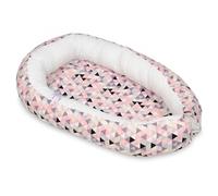 My Velinda – Gigoteuse cocon pour bébé – 100% coton – Triangles roses, blanc