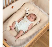 SEVIRA KIDS - Cocon nid réducteur de lit en coton nid d'abeille - 0-9 mois Made in France