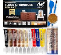 Coconix Kit de Réparation Sols et Meubles | Répare les rayures, éraflures et bosses sur les parquets, meubles et surfaces stratifiées | Application facile avec pâte malléable