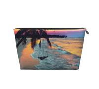 Coconut Beach Hamac Sac de voyage en cuir, élégant et durable, facile à transporter, Argenté., Taille unique