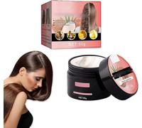 Coconut Bomb Nourishing Hair Mask,Nourishing Coconut Hair Mask,Coconuts Oil Hair Masks,Silky Deep Conditioner for Dry Damaged Hairs Repair,Smooth Soften Hairs (1 Pcs)