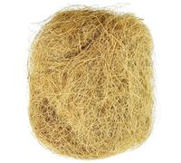 Coconut Fiber Nest, Coco Fiber for Hamster, Natural Coconuts Fiber for Nest Building and Hideouts, Practical Bedding Mat for Small Birds and Animals(100g)