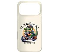 Coconut Grove Florida USA Alligator Dessin animé Coque pour iPhone 17 Pro Max
