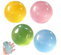 Coconut Oil Stress Ball, Coconut Oil Squishy, Handmade Coconut Oil Squishy Balls,Ultra-Soft Non-Sticky Slow (4Pcs)