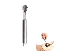 Coconut Opener Tool, 3 Types Coconut Meat Scraper Easy to Open Rubber Mallet with Handle for Home Hotel (Coconut Plane 33x190mm)