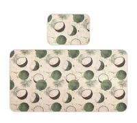 Coconut Soft Green Grunge Matelas de berceau rafraîchissant pour bébé 71,1 x 132,1 cm Coussinets respirants pour lits pour bébé