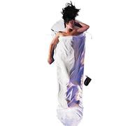 Cocoon Silk Egypt Cotton Mummy Liner Bed Sheet Beige 241 x 90-56 cm