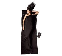 Cocoon Drap de voyage Laine mérinos 220 x 85 cm Noir