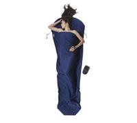 Cocoon Microfiber Mummy Liner Blanket Bleu 241 x 90-56 cm