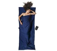 Cocoon Microfiber Travel Sheet Blanket Bleu 220 x 90 cm