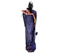 Cocoon Ripstop Silk Mummy Liner Bed Sheet Bleu 241 x 90-56 cm