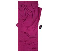 Cocoon Drap de voyage en soie Rouge 220 x 90 cm