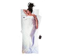 Cocoon Silk Egypt Cotton Travel Bed Sheet Blanc 220 x 90 cm