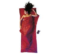 Cocoon Drap de voyage Coton d'Égypte et soie Rouge 220 x 90 cm