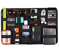 COCOON GRID-IT - Poche Pour Tablette Écran 15 Pouces | Système d' Élastiques pour Ranger vos Objets et Dispositifs | Noir - 1 x 24,4 x 38,4 cm