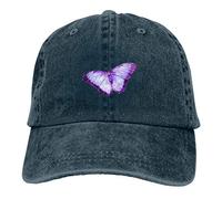 Cocoon Into Butterfly Mens 100% Cotton Cowboy Caps Adjustable Six Panel Cap Racing Baseball Caps