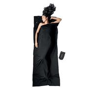 Cocoon Merino Wool Travel Bed Sheet Noir 220 x 85 cm