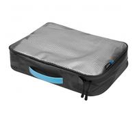 Cocoon - Packing Cube With Laminated Net Top - Housse de rangement - L - 35 x 26 x 8 cm - grey / black