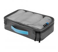 Cocoon - Packing Cube With Laminated Net Top - Housse de rangement - L - 35 x 26 x 8 cm - grey / blue