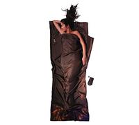Cocoon - ST - Sac de couchage (Travelsheet) Soie - Mixte Adulte - Brun (Muddy Eleph) - 86"x35"