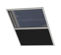 Cocoon Store Occultant 100x160 - Store pour Fenetre de Toit - Isolant Thermique - Noir avec Moustiquaire Noir