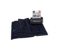 Cocoon Merino Wool-silk Travel Blanket Bleu 180 x 140 cm