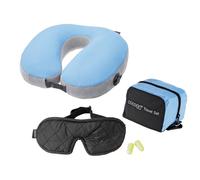 Cocoon - Travel Set 3 Pack - Coussin - 11 x 10 x 8 cm - light blue / black