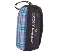 Cocoon - Travelsheet Coupler Silk - Drap de sac de couchage - 220 x 83 cm - checked silk