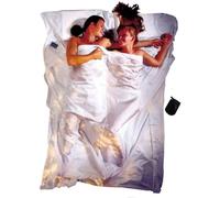 COCOON Travelsheet Double Rect - Mixte - Blanc - taille Unique- modèle 2026