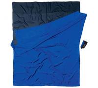 Cocoon - TravelSheet Doublesize Silk - Drap de sac de couchage - 220 x 176 cm - Double - tuareg / ultramarine blue