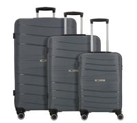 Cocoono Leon 4 roulettes Set de valises 3 pièces gris