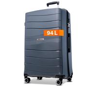 Cocoono Leon - Grande valise de voyage à roulettes - Grand volume de 94 l - Avec serrure TSA, valise et chariots - Valise de voyage rigide - Taille XL, gris, xl, Valise à coque rigide