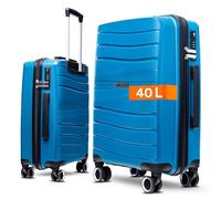Cocoono Leon - Grande valise de voyage à roulettes - Grand volume de 94 l - Avec serrure TSA, valise et chariots - Valise de voyage rigide - Taille XL, pétrole, m, Valise à coque rigide