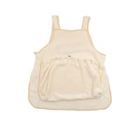 cocoontail Tablier réglable pour chat avec poche à capuche - Tablier de toilettage en peluche, sac de poitrine anti-chute pour chats et petits chiens, (beige)