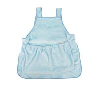 cocoontail Tablier réglable pour chat avec poche à capuche - Tablier de toilettage en peluche, sac de poitrine anti-chute pour chats et petits chiens, (bleu)