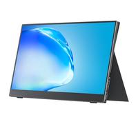 cocopar écran Portable 15,6 Pouces 1080P,Moniteur de Voyage avec Haut-Parleur,Écran Externe HDMI USB-C pour Ordinateur Portable,MacBook,Surface,PC,Xbox,PS4/5,avec Support-Couverture&Compatible VESA
