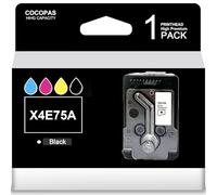 cocopas Tête d'impression X4E75A à haut rendement compatible avec HP Smart Tank 5000 5100 6000 6001 7000 7001 7300 7301 7600 7602 de remplacement avec imprimantes série 550 570 580 650 651 Noir 1