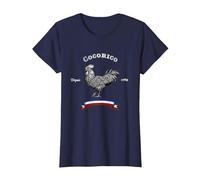 Cocorico Français Vintage Depuis 1789 France Bastille T-Shirt, Femme, Bleu Marine, 3XL