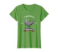 Cocorico Français Vintage Depuis 1789 France Bastille T-Shirt, Femme, Herbe, L