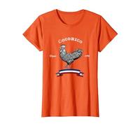 Cocorico Français Vintage Depuis 1789 France Bastille T-Shirt, Femme, Orange, L